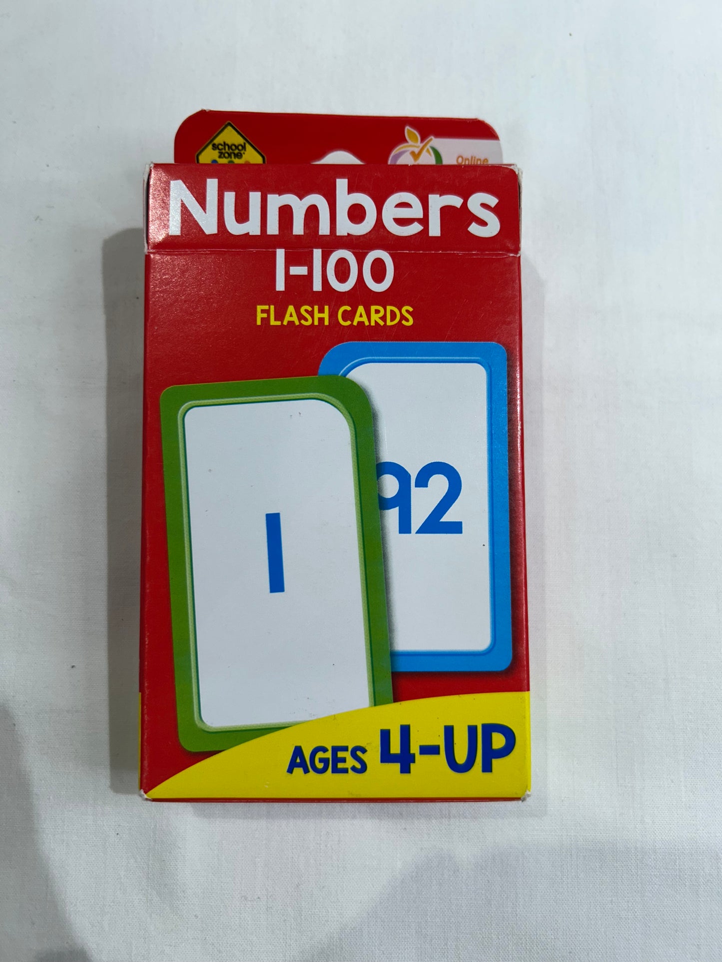 Alphabet and number flash cards set