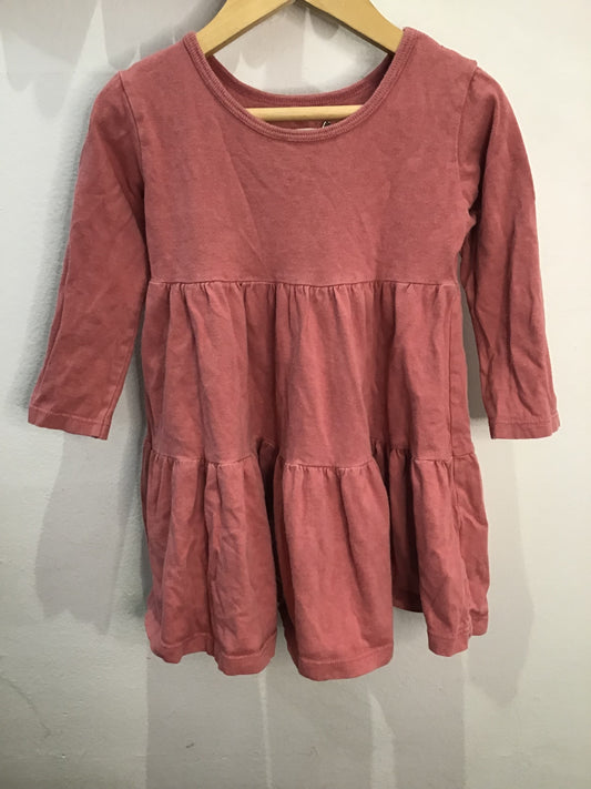 Minimioche pink dress 1-2y