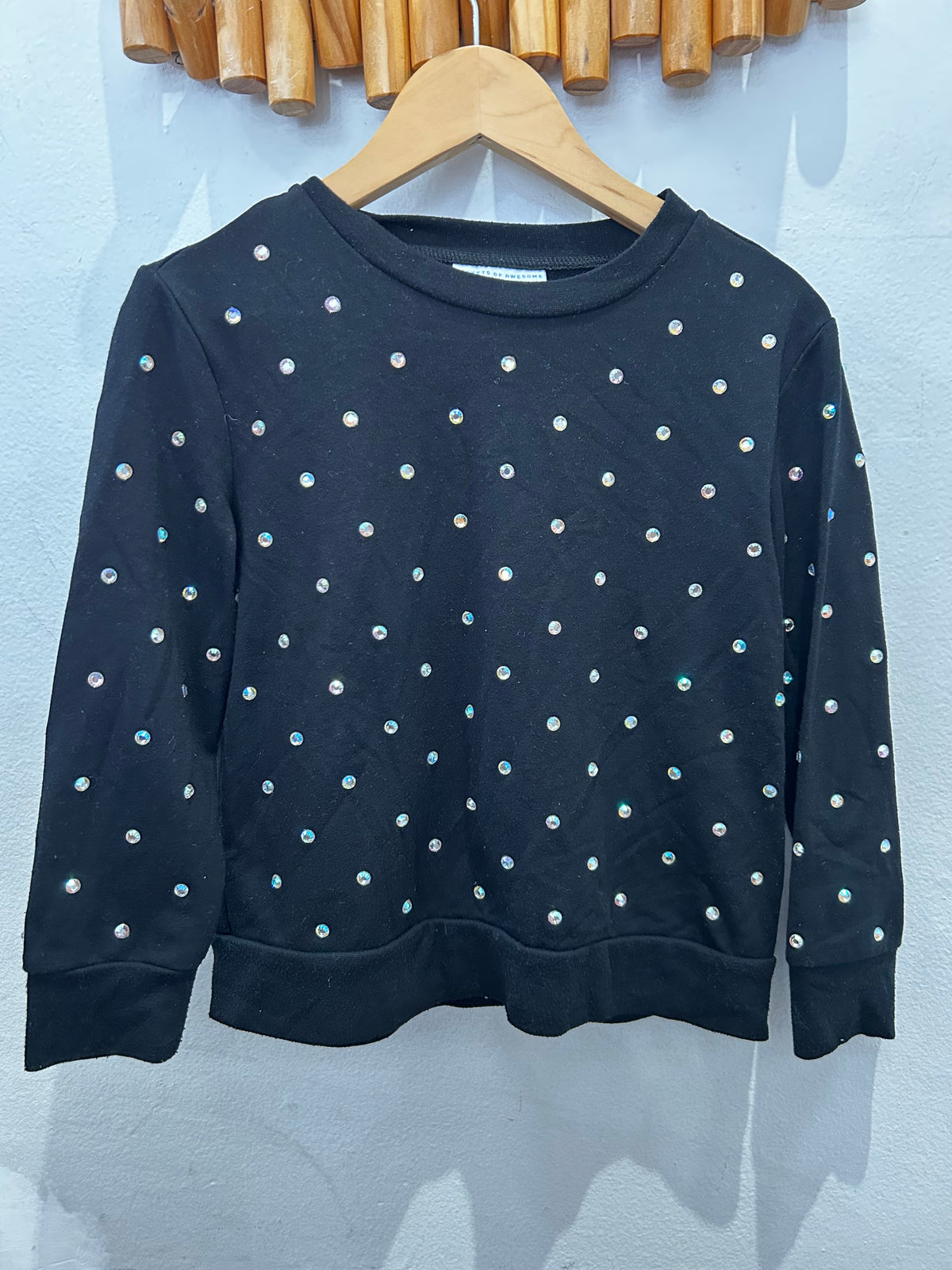Pink dots oversized longsleeve 4-5y