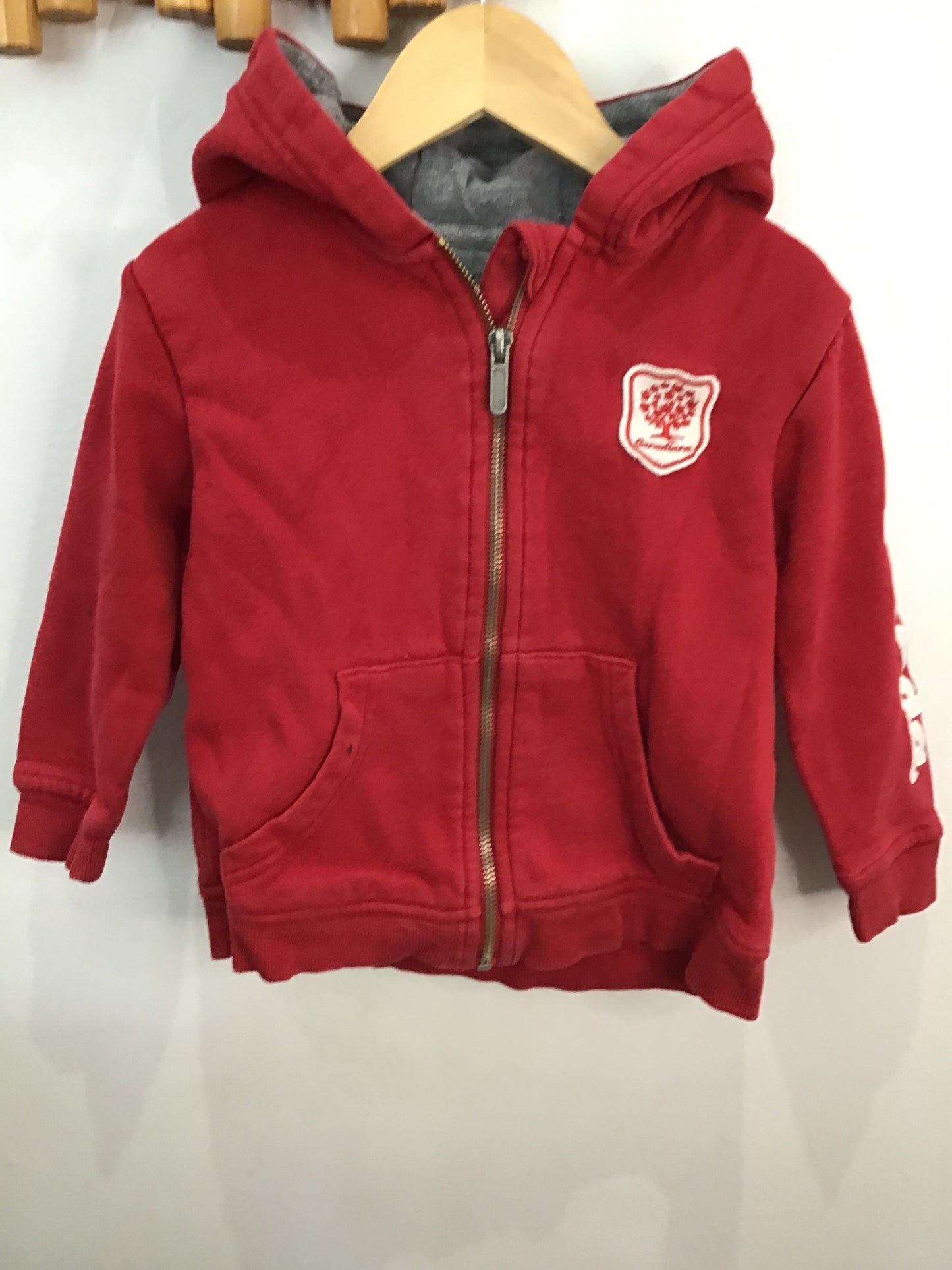 Sweatshirt thick red 3y