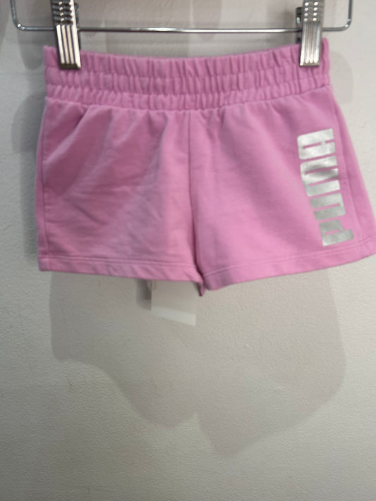 Puma bubblegum shorts 2y