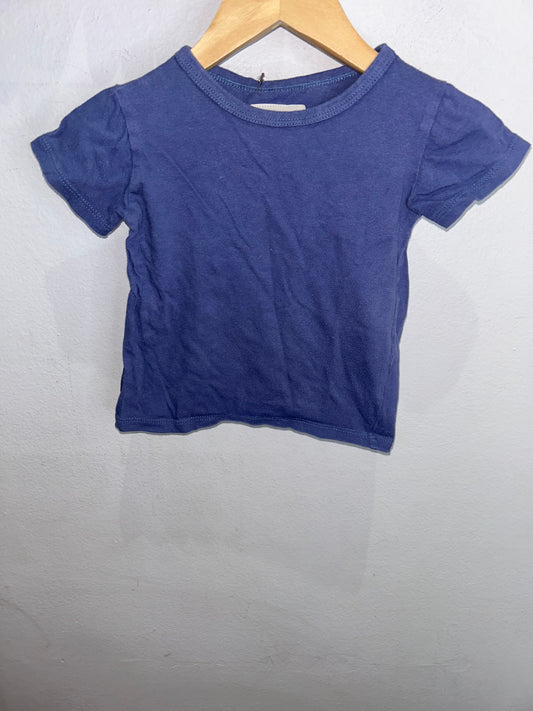 Minimioche mute blue tee 1-2y**