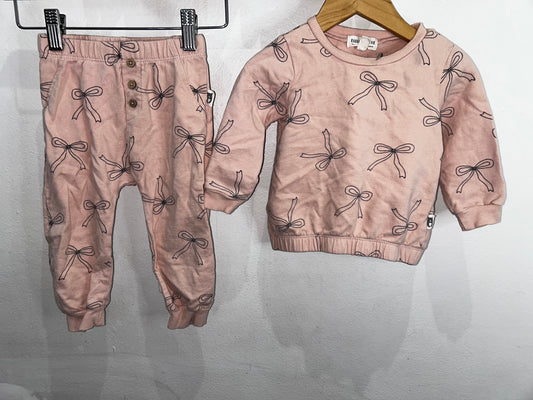 Bows jogger set 18m