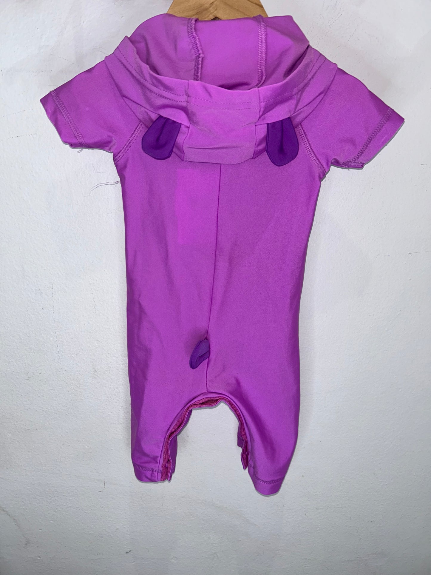 Purple bear swim outfit 6-12m