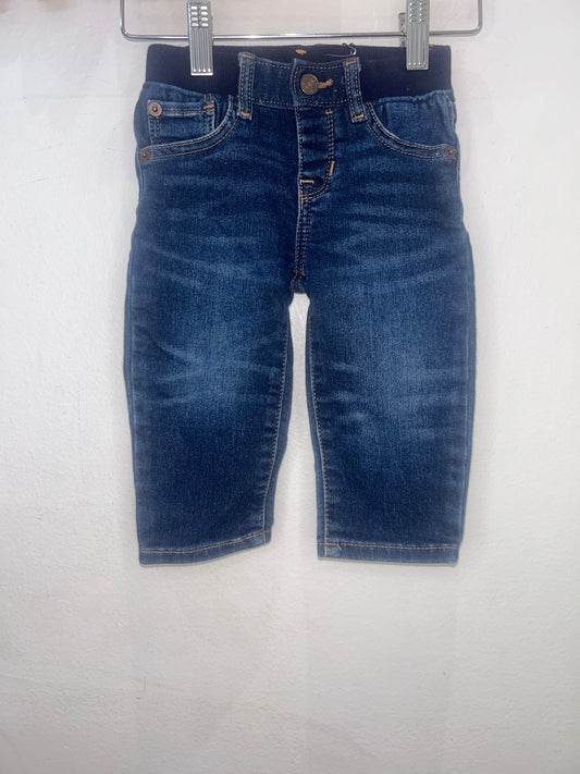 Stretchy pull-on denim pants 12-18m