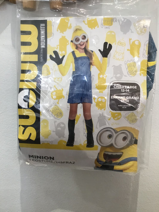 Minion costume 12-14y