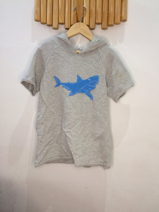 Shark short sleeve hoodie 7y*