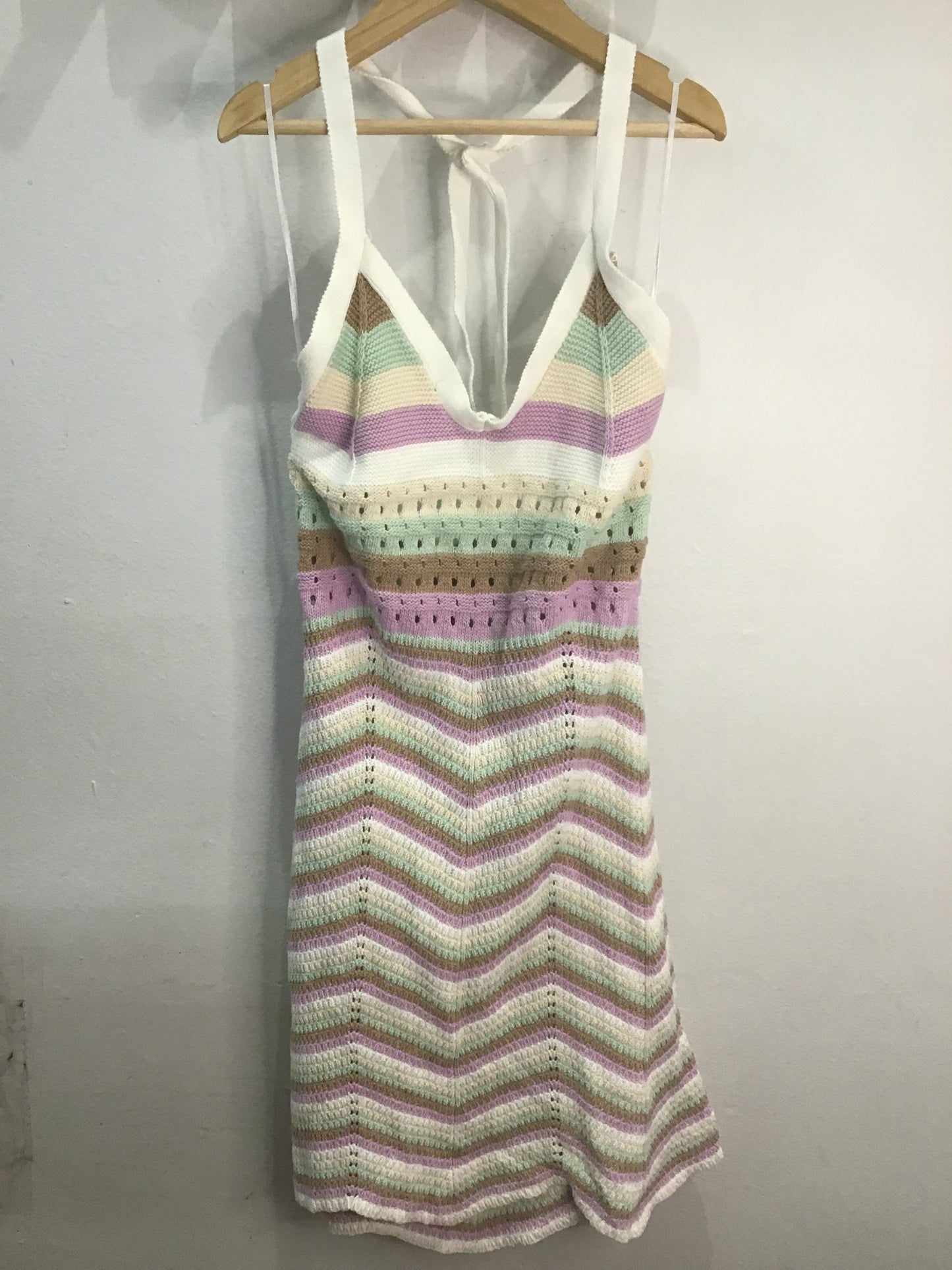 Dress crochet pastel adult S