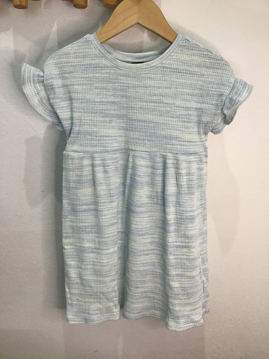 Dress blue texture print 3y