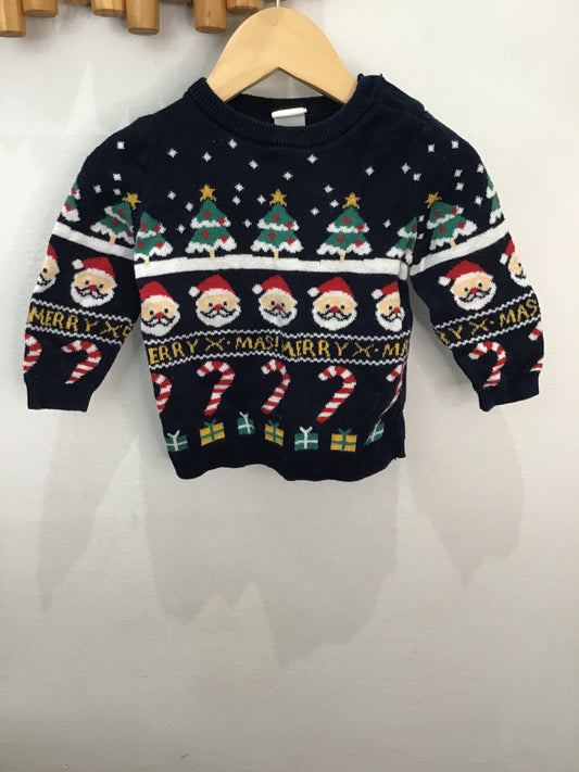 Merry Christmas sweater 4-6m