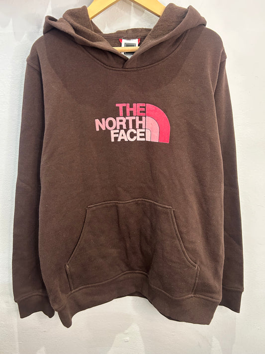 The North Face brown hoodie 12y