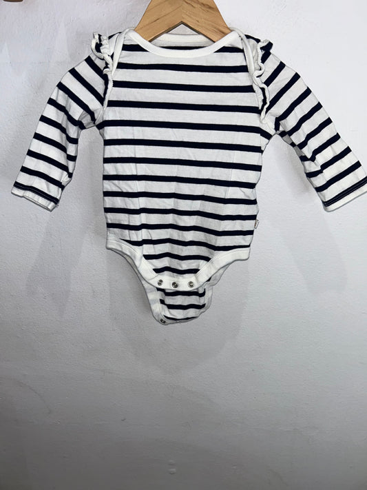 Black Stripes onesie 3-6m