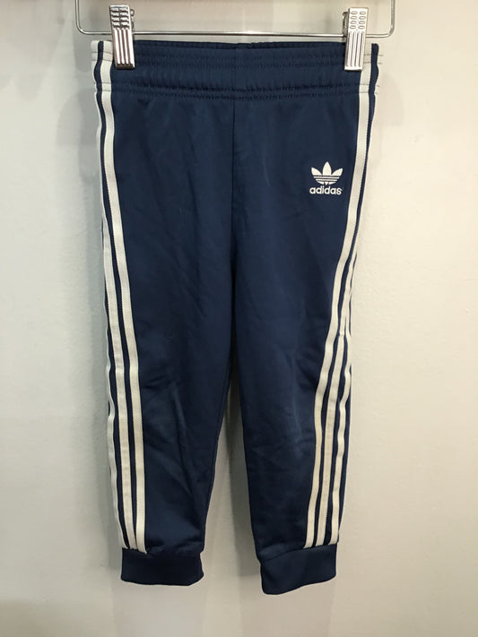 Blue Adidas activewear pants 2-3y