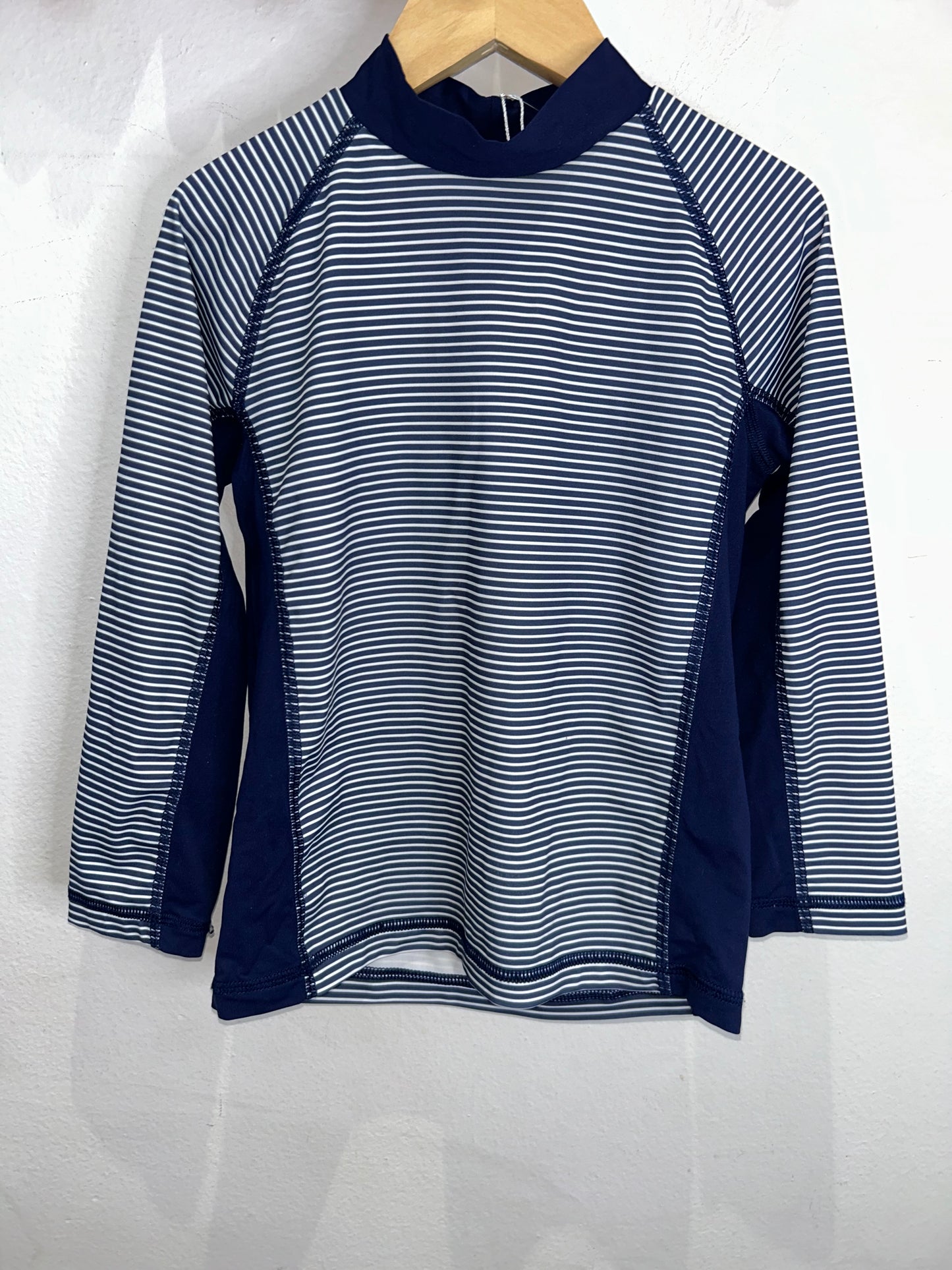 MEC blue stripe rashguard 5y