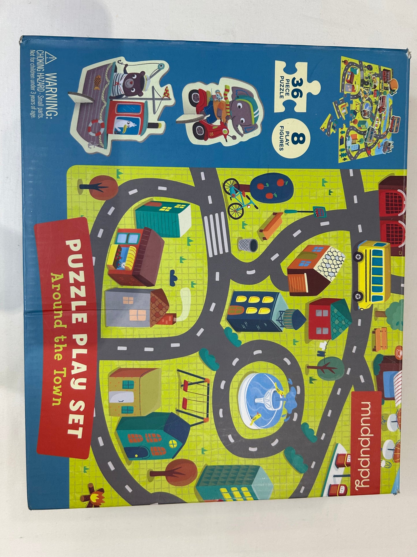 Mudpuppy around town puzzle play set 36 pieces