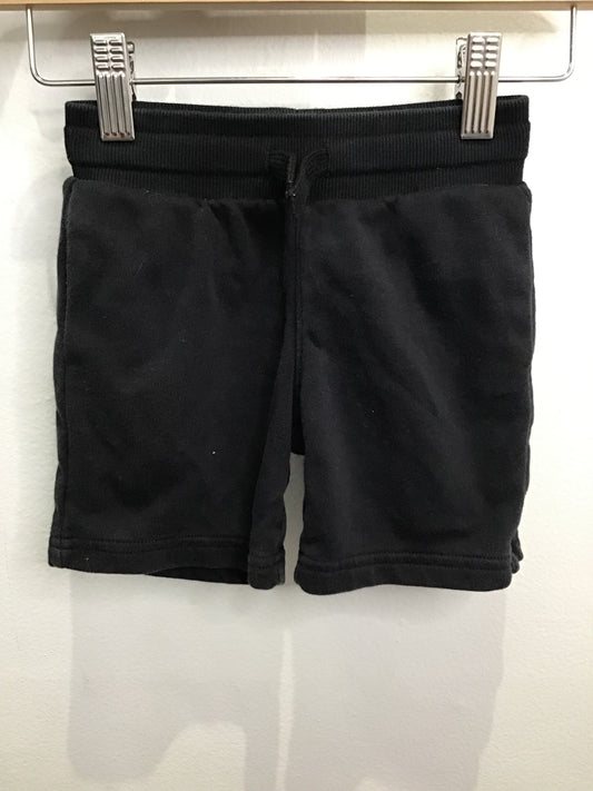 Black jogger shorts 2-3y