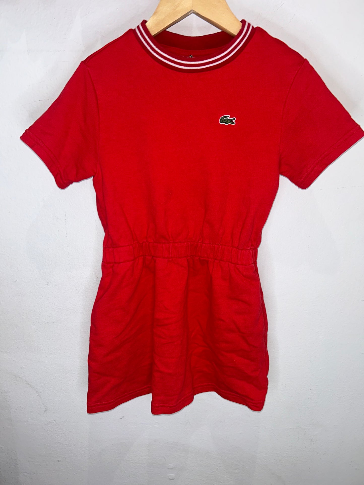 Lacoste red dress 4y