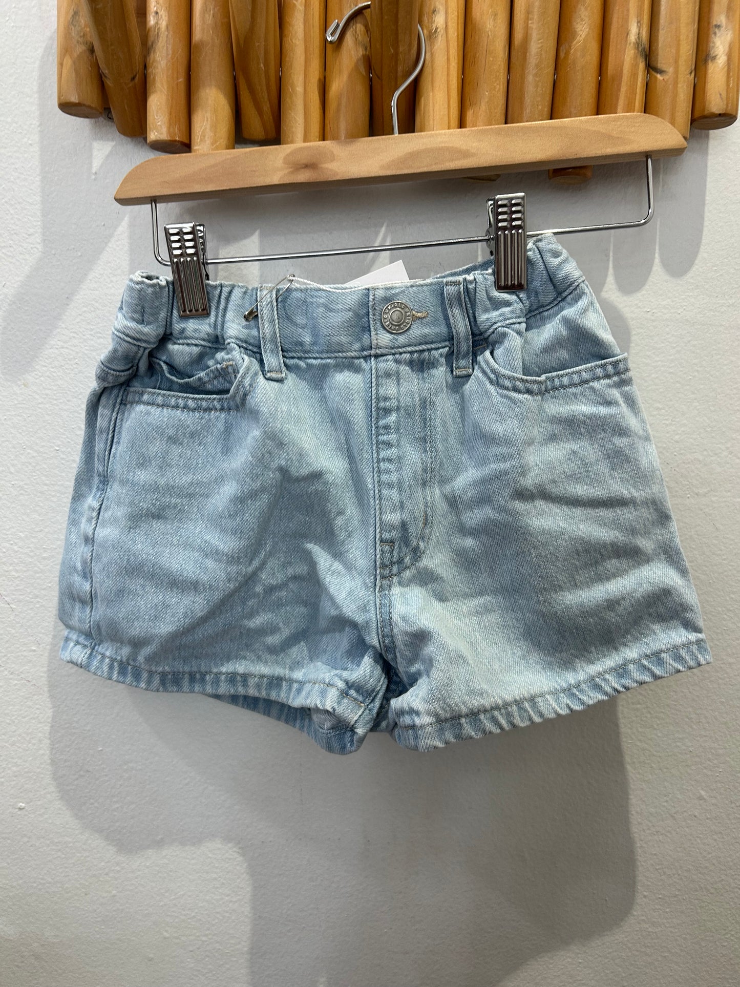 Lightwash classic denim shorts 5-6y