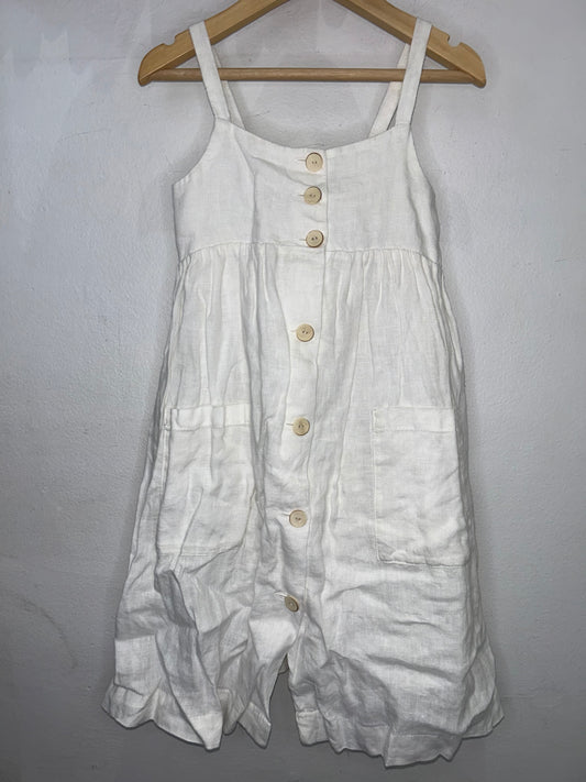 White buttons dress 5y