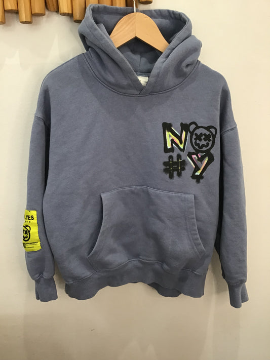 New York graffiti hoodie 8-9y