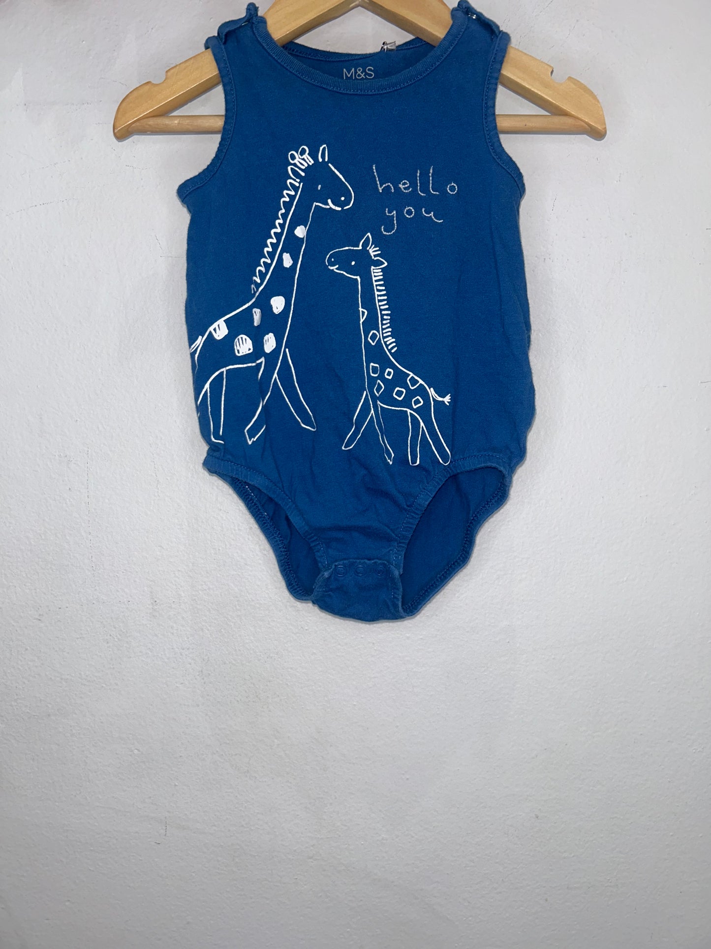 Hello you tanktop onesie 6-9m