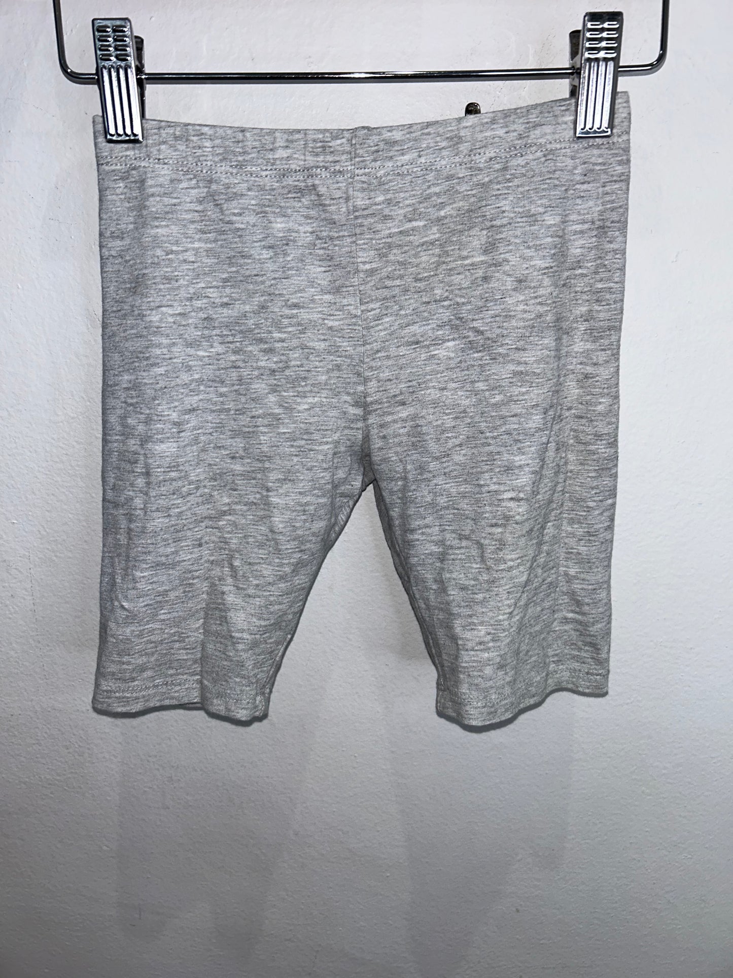 Light grey bike shorts cotton 5-6y