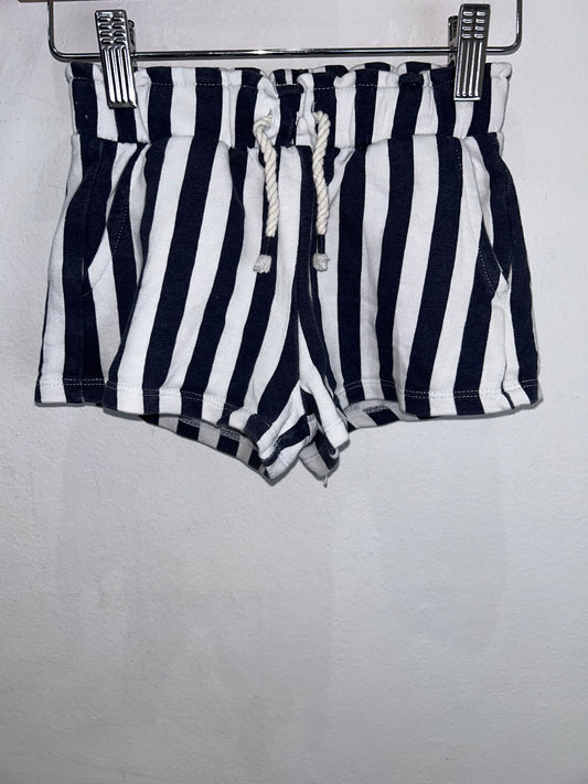 Blue vertical stripes shorts 6y