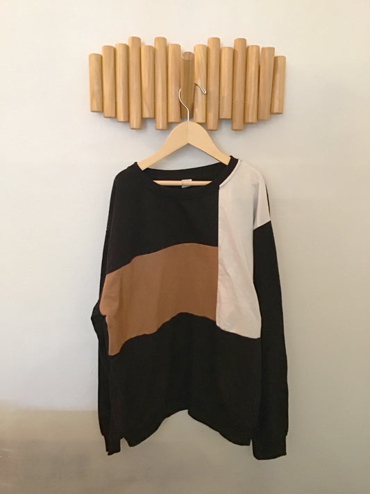 Colourblock sweater 13-14y