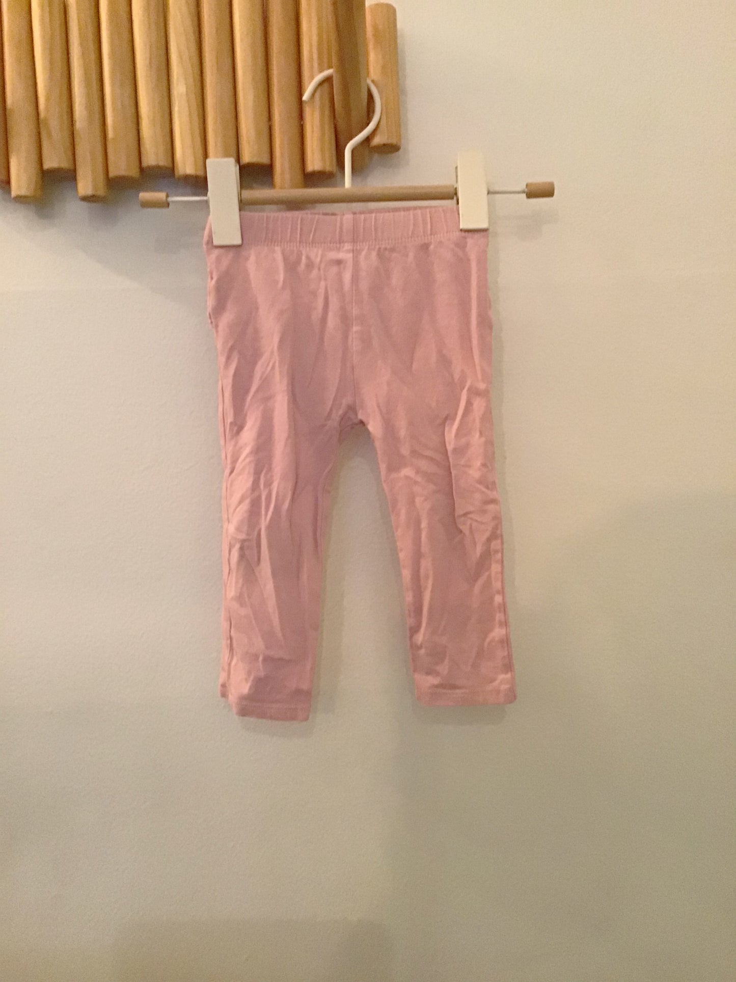 Three pack leggings pink 12-18m