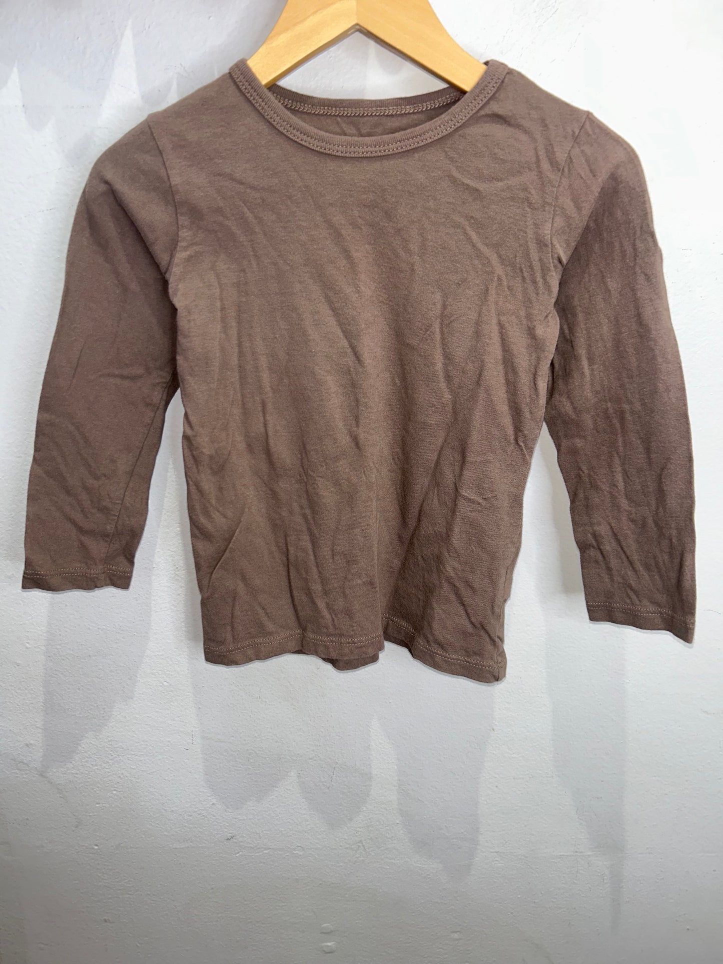 Minimioche brown longsleeve 3-4y