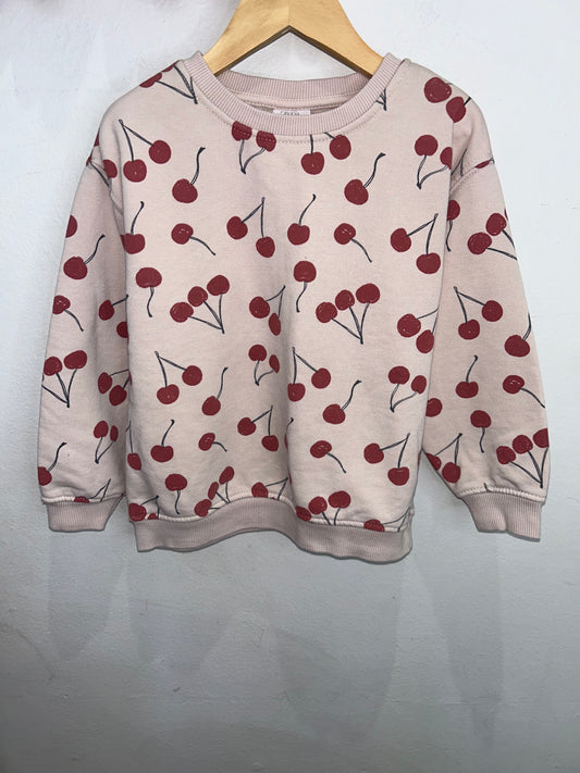 Cherries pullover 4-5y