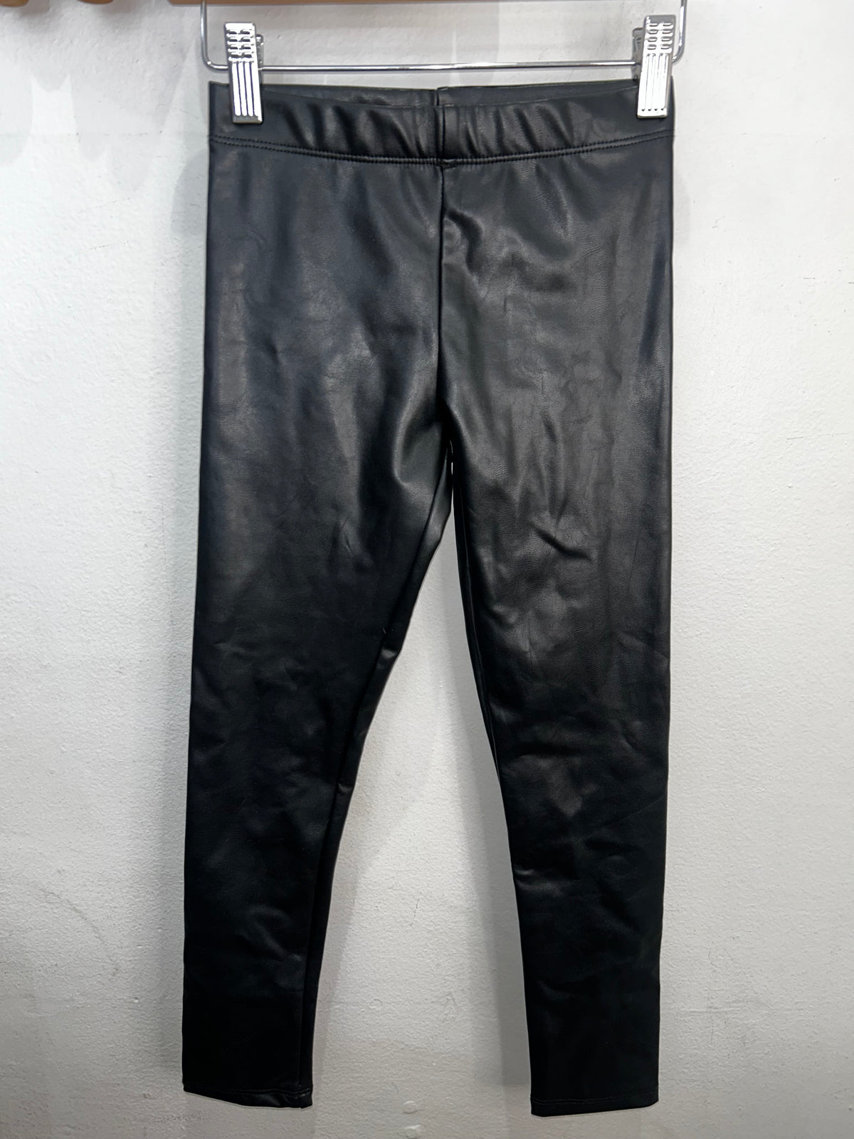 Faux leather leggings 7-8y