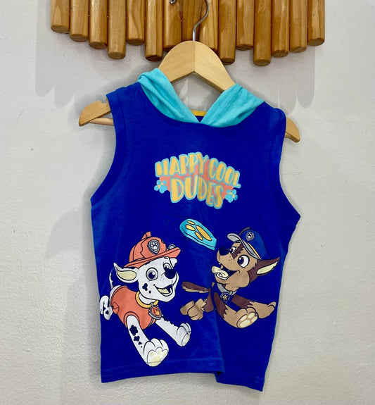 Paw Patrol happy dudes tanktop 4y