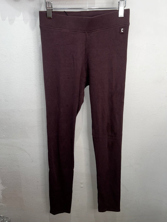 Mauve ribbed pants 13-14y