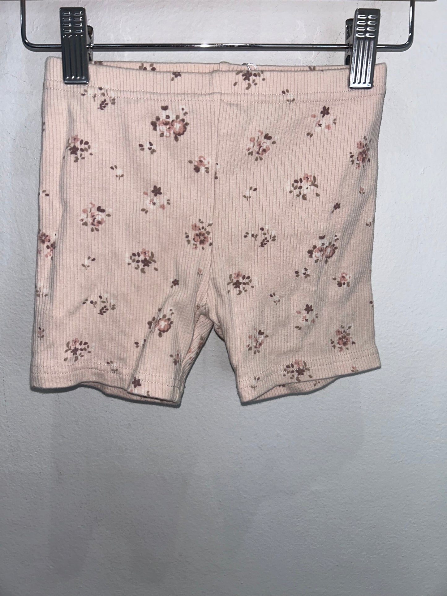 Jamie Kay light pink floral bike shorts 5y