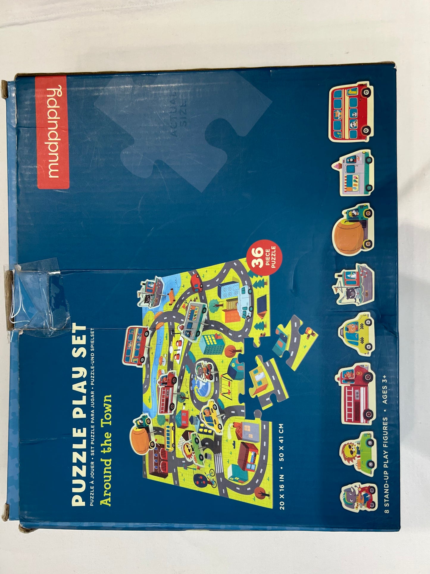 Mudpuppy around town puzzle play set 36 pieces