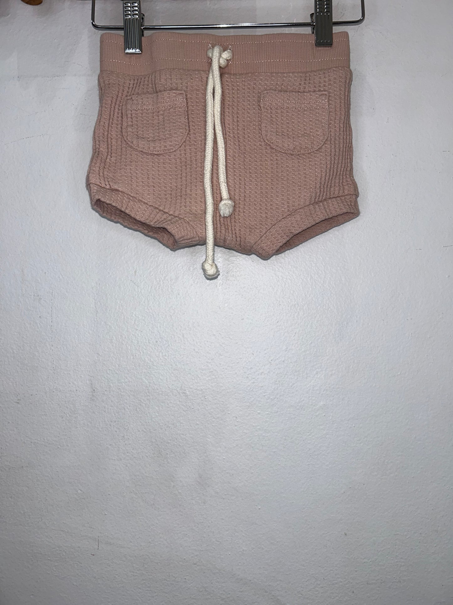 Jamie Kay pink waffle shorts 3y