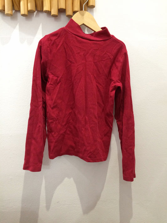 Red mockneck 6-8y