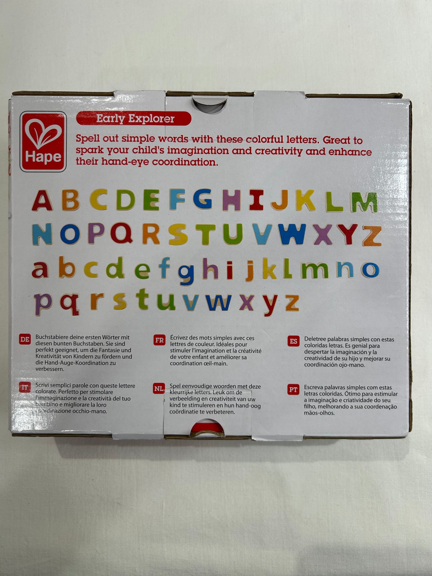 Hape ABC magnetic tiles