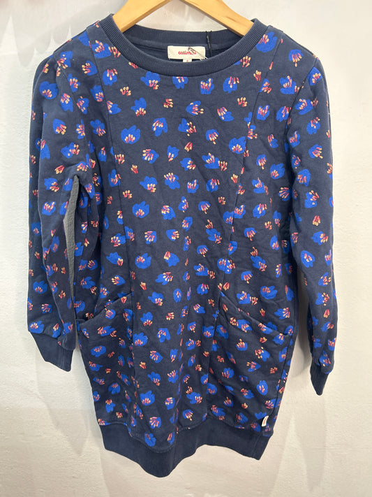 Sparkly blue long pullover 8y