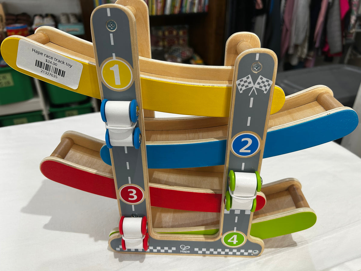 Hape race track toy