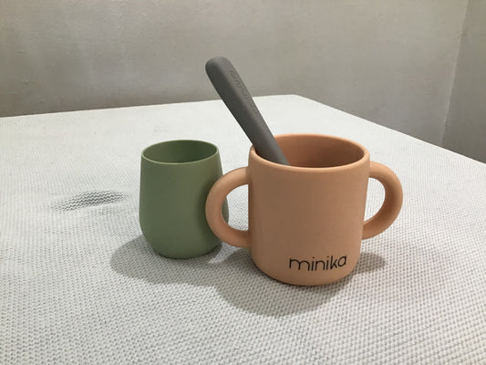 Minika open cups and spoon set