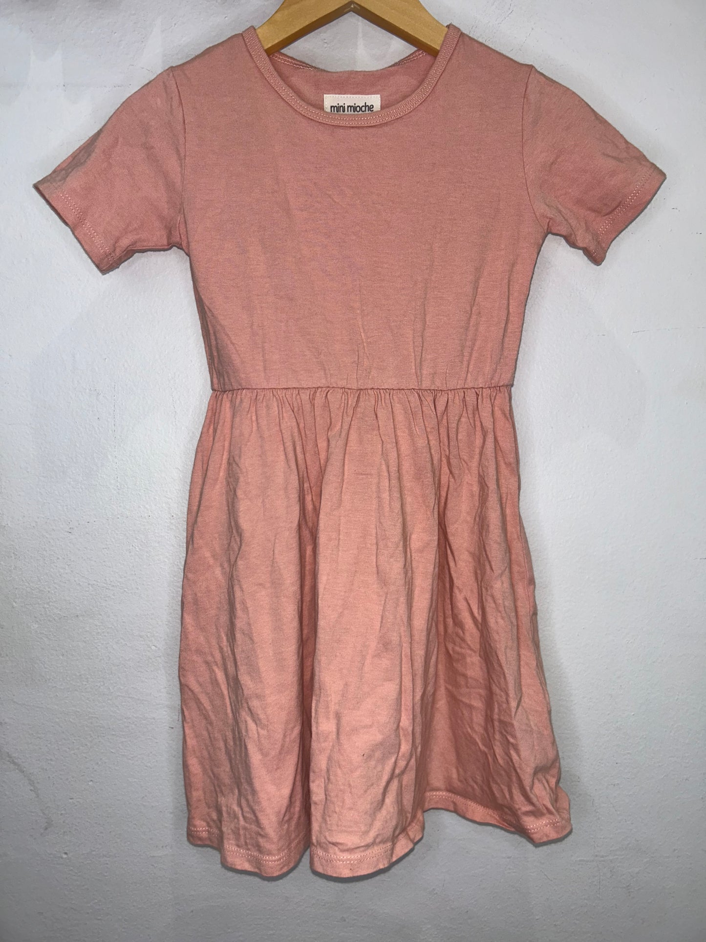 Minimioche peach dress 3-4y