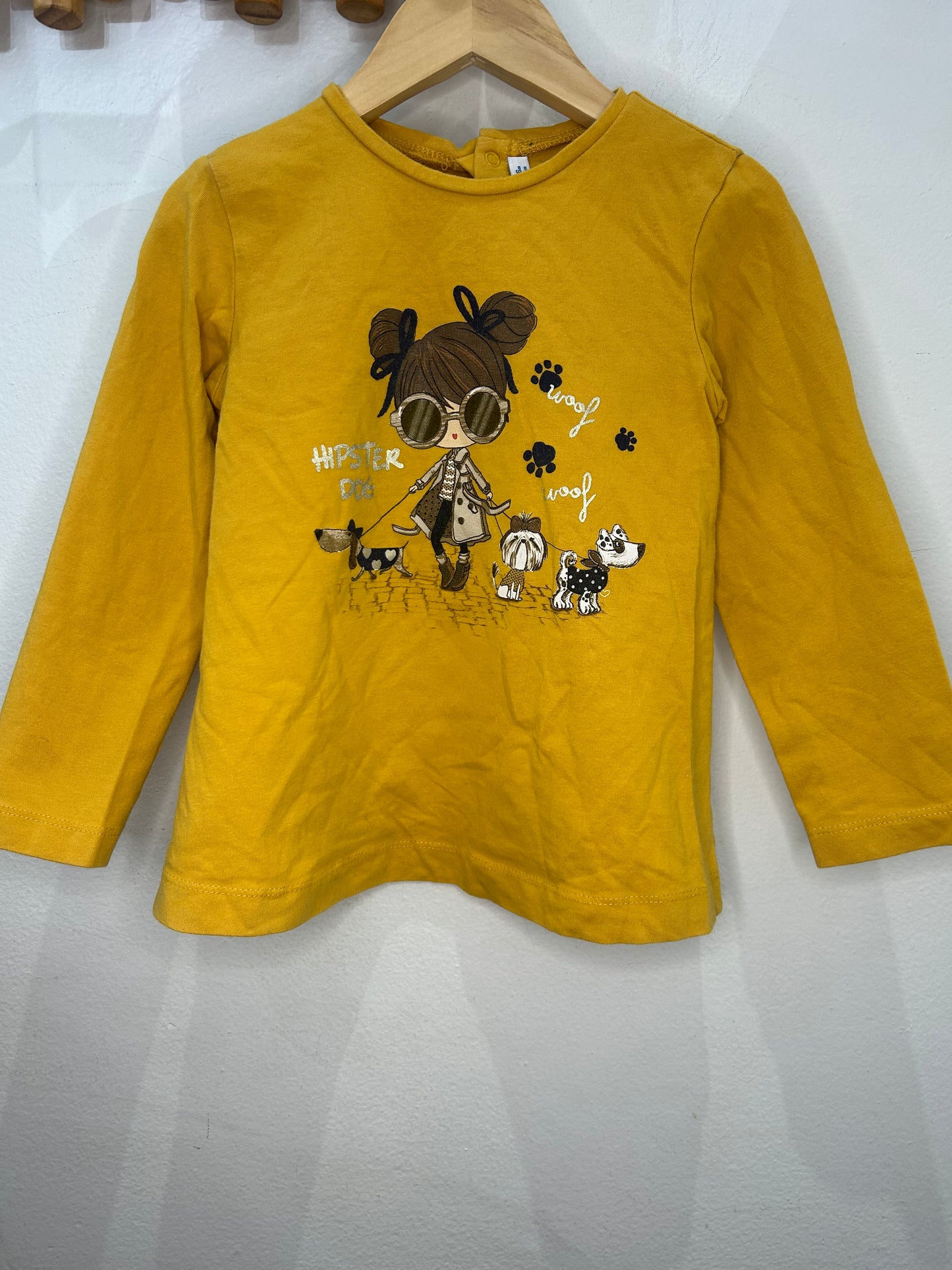 Mayoral dog walking long sleeve 3y