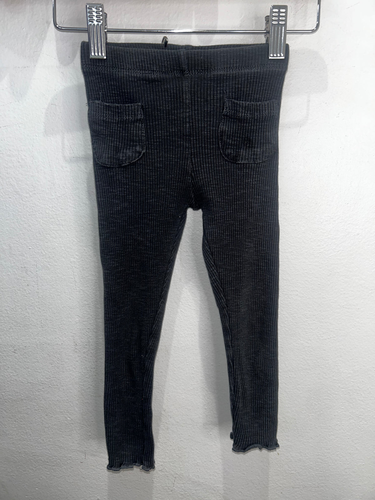 Ash pocket ribbed pants 3y