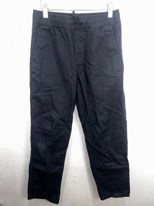Black relaxed lightweight pants 10-11y