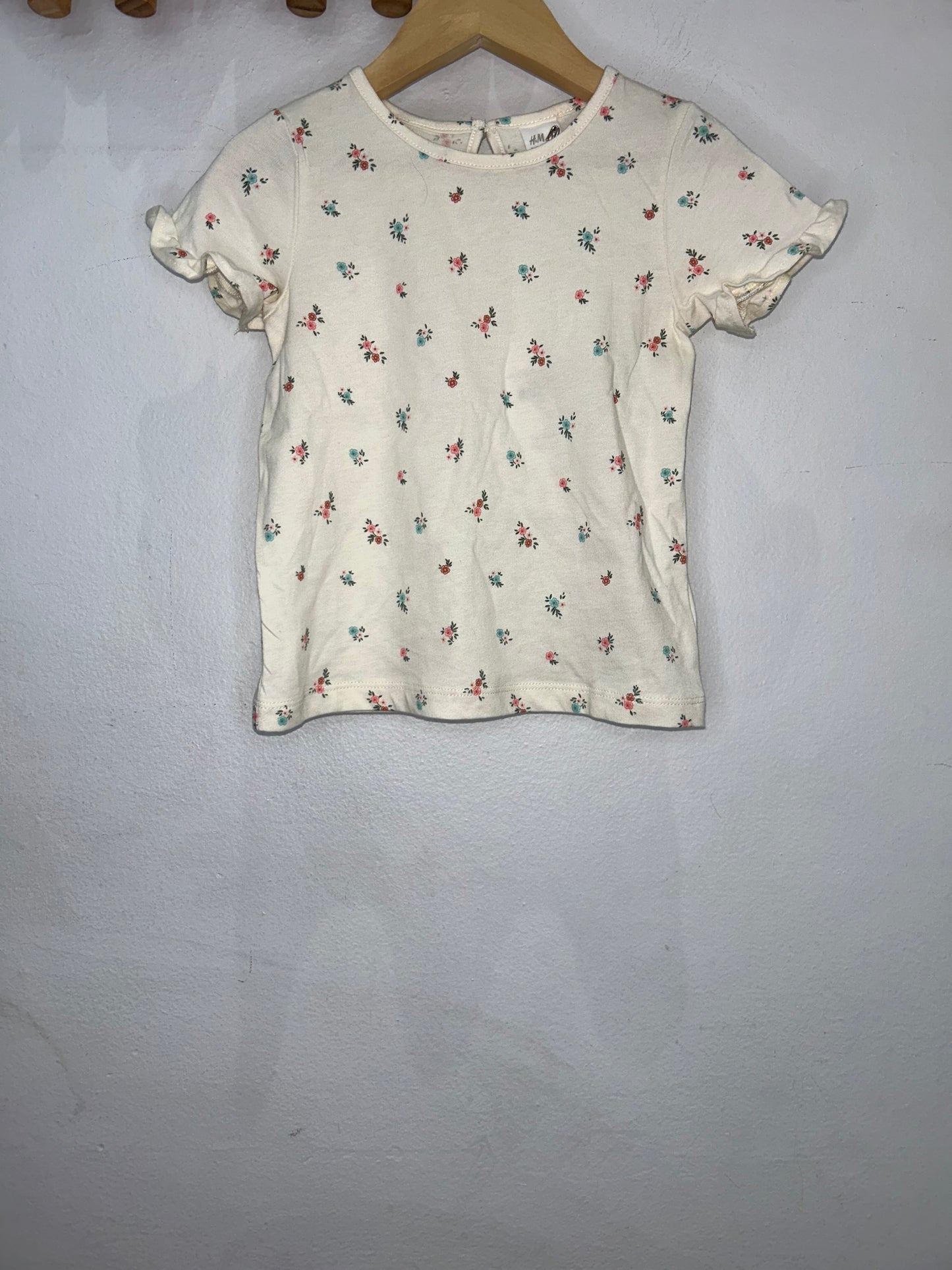 Little flowers tee 12-18m NEW