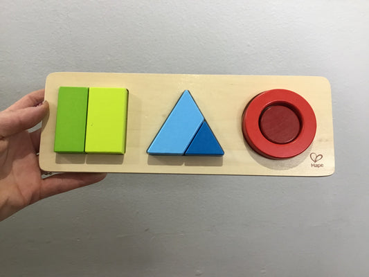 Hape shapes double sided puzzle