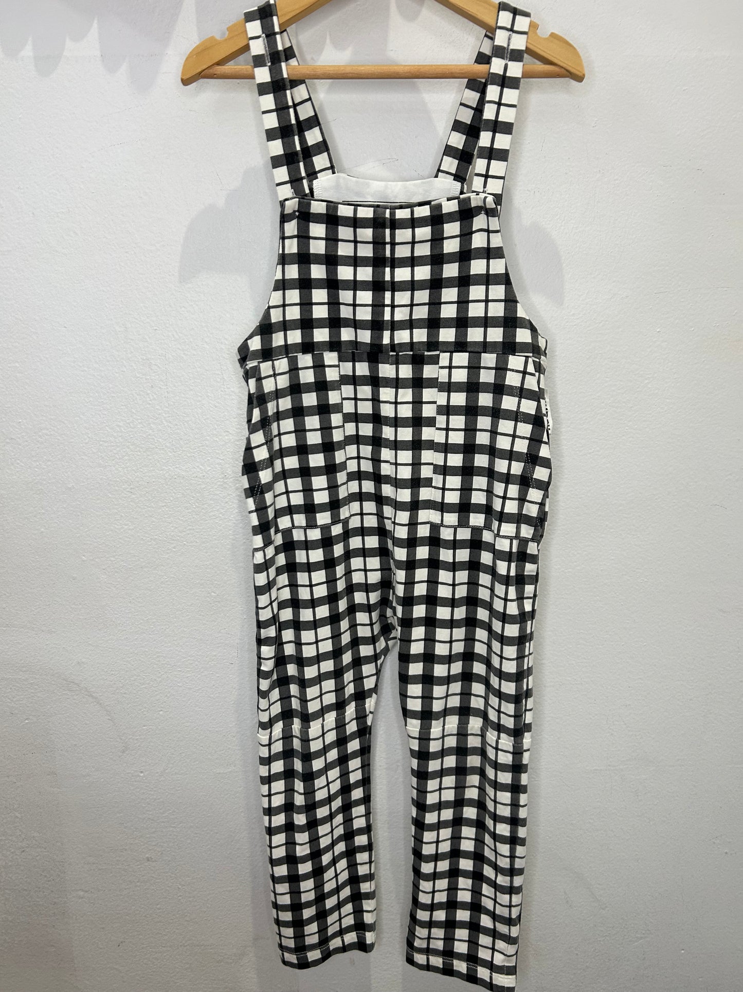 Nudnik checkered romper 3y