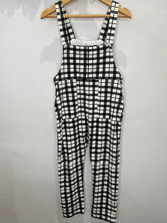 Nudnik checkered romper 3y